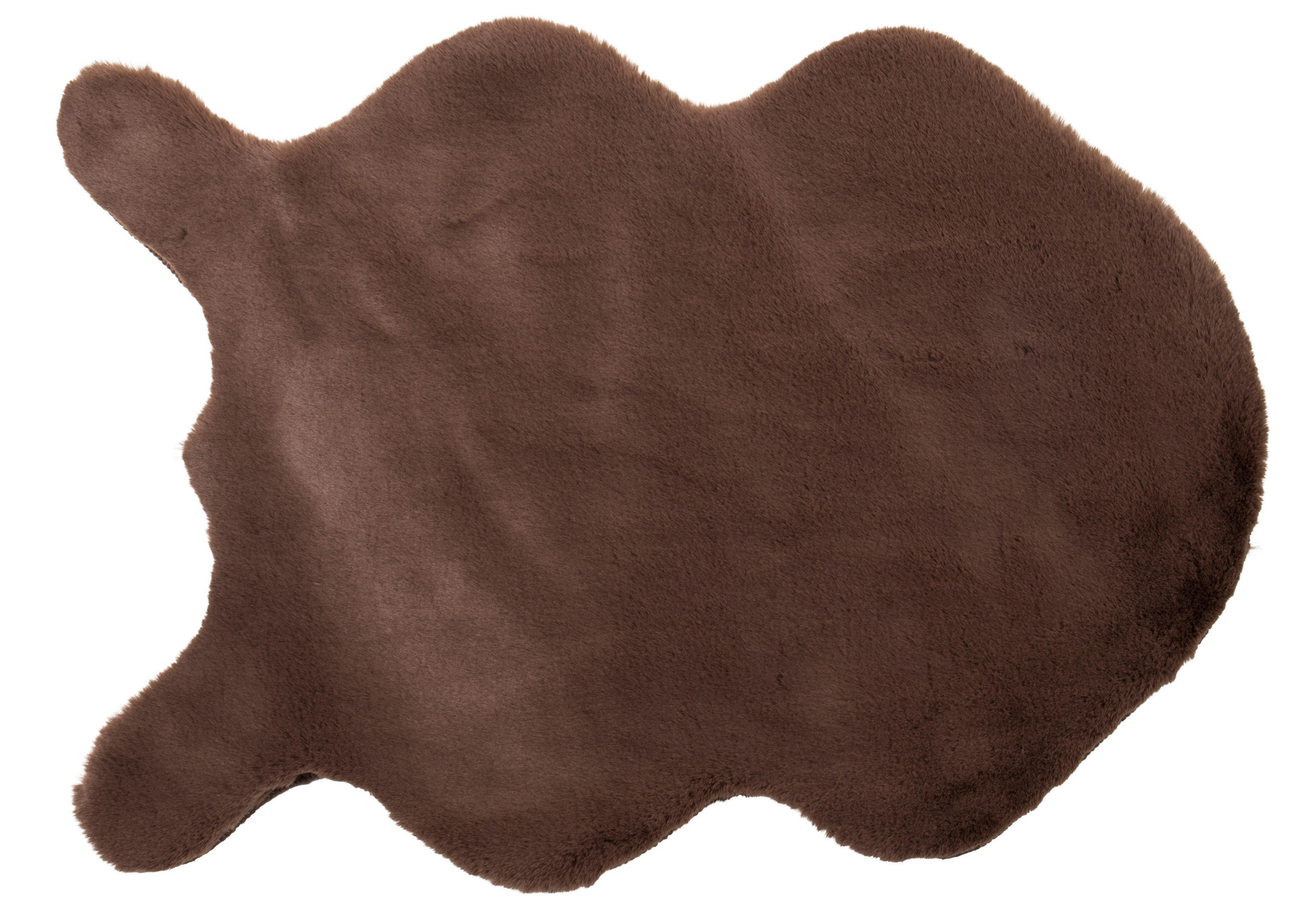 UMĚLÁ KOŽEŠINA, 55/80 cm, hnědá - hnědá, Basics, textil (55/80cm)