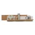 WANDBOARD  157,5/33,6/25 cm  - Eichefarben/Weiß, Design, Holz/Holzwerkstoff (157,5/33,6/25cm) - Dieter Knoll