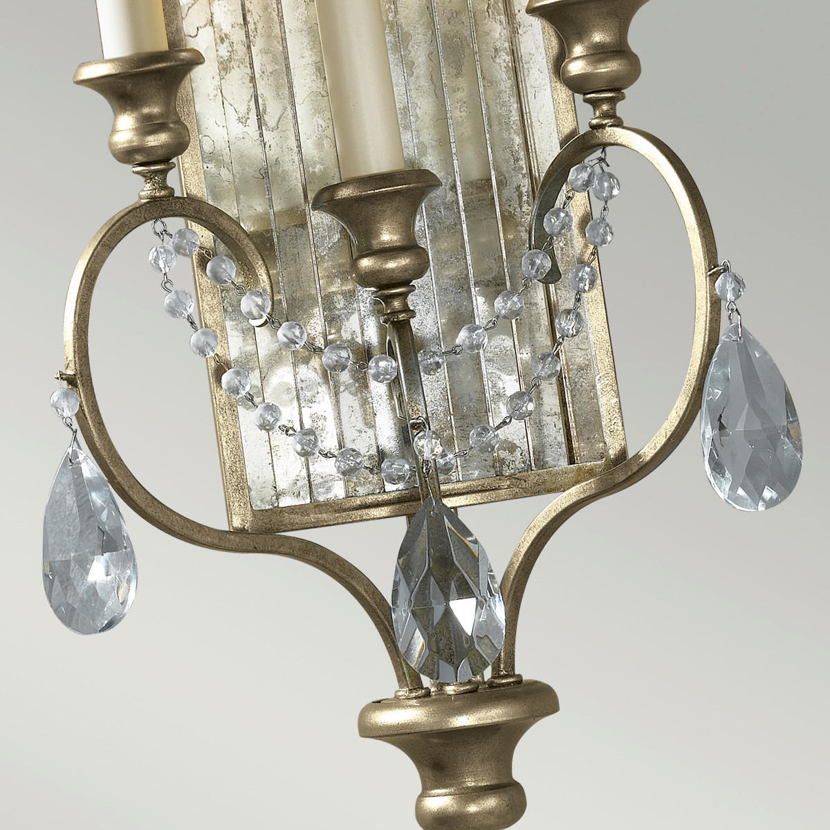 WANDLEUCHTE Elstead Gianna 27/11,4/69,2 cm   - Silberfarben, Basics, Metall (27/11,4/69,2cm) - Elstead Lighting