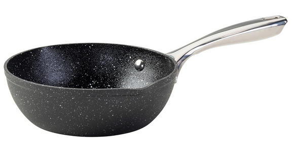 WOKPFANNE Keramikbeschichtung  - Edelstahlfarben/Schwarz, Basics, Metall (20/7cm) - Homeware Profession.