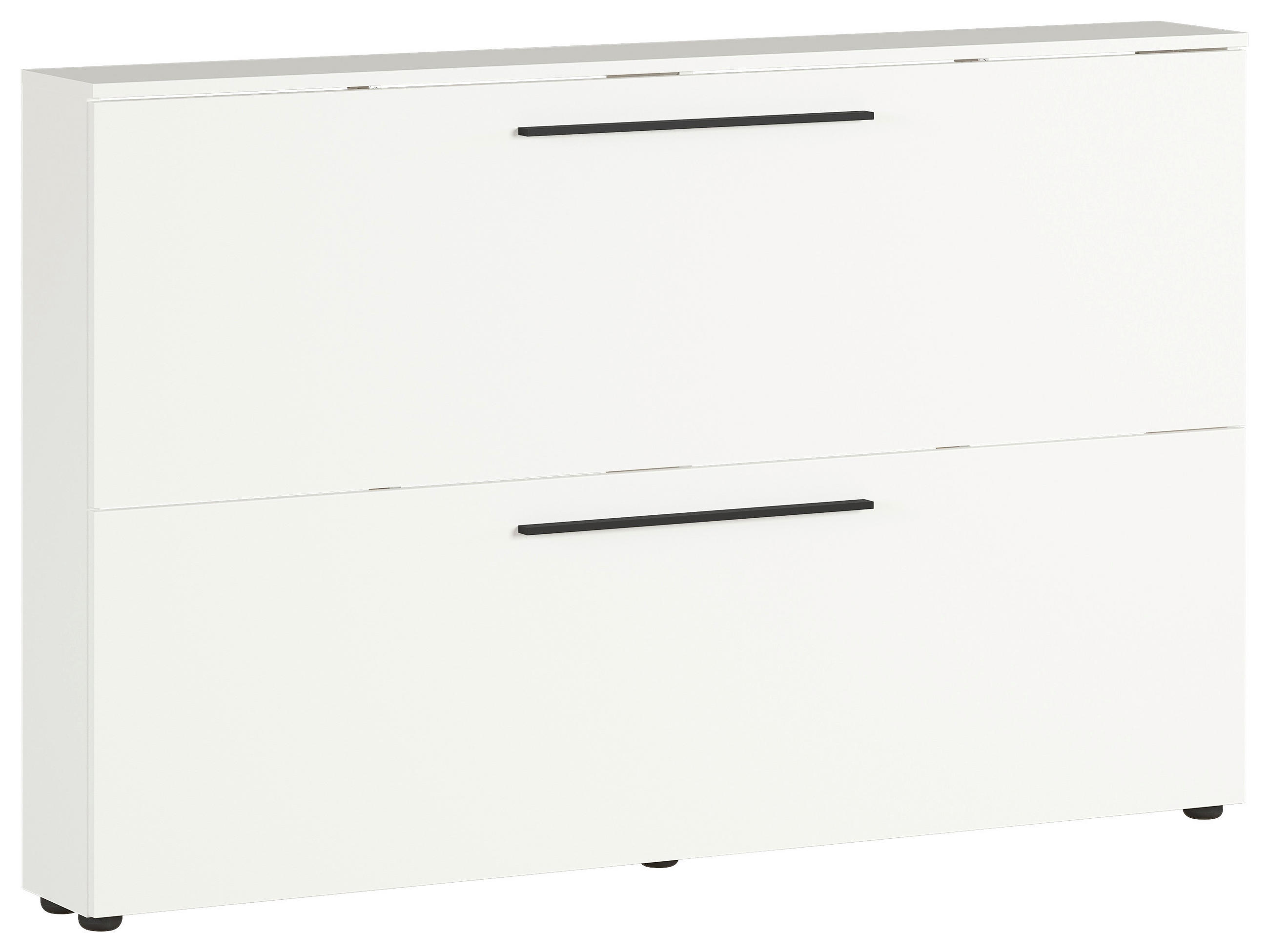 SCHUHKIPPER  in 140/85/19 cm  - Schwarz/Weiß, Basics, Holzwerkstoff/Kunststoff (140/85/19cm)