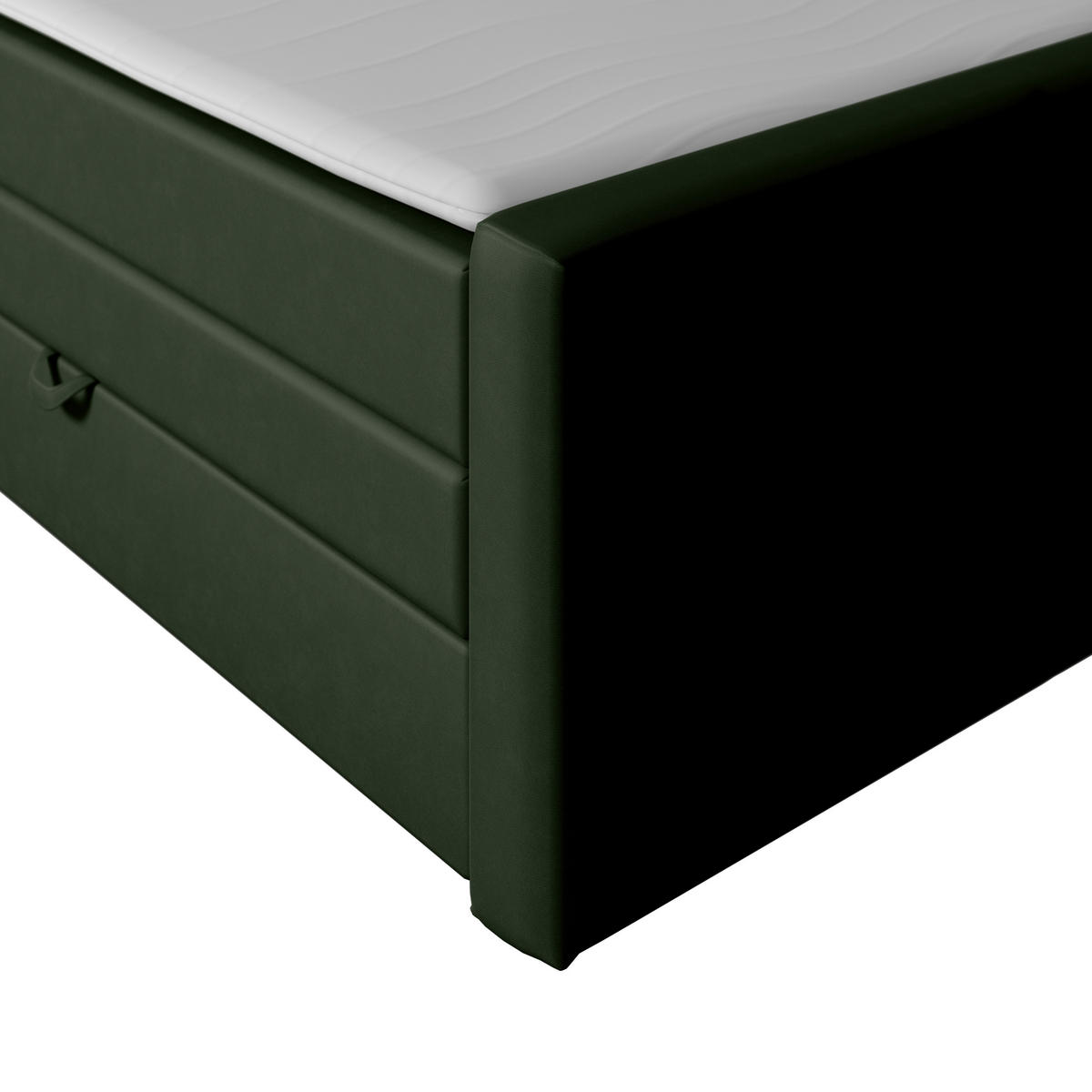 BOXSPRINGBETT 180/200 cm  in Grün  - Grün, Modern, Holz/Kunststoff (180/200cm) - MID.YOU