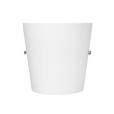 WANDLEUCHTE 19,5/9,5/19,5 cm - Opal, KONVENTIONELL, Glas/Metall (19,5/9,5/19,5cm) - Novel