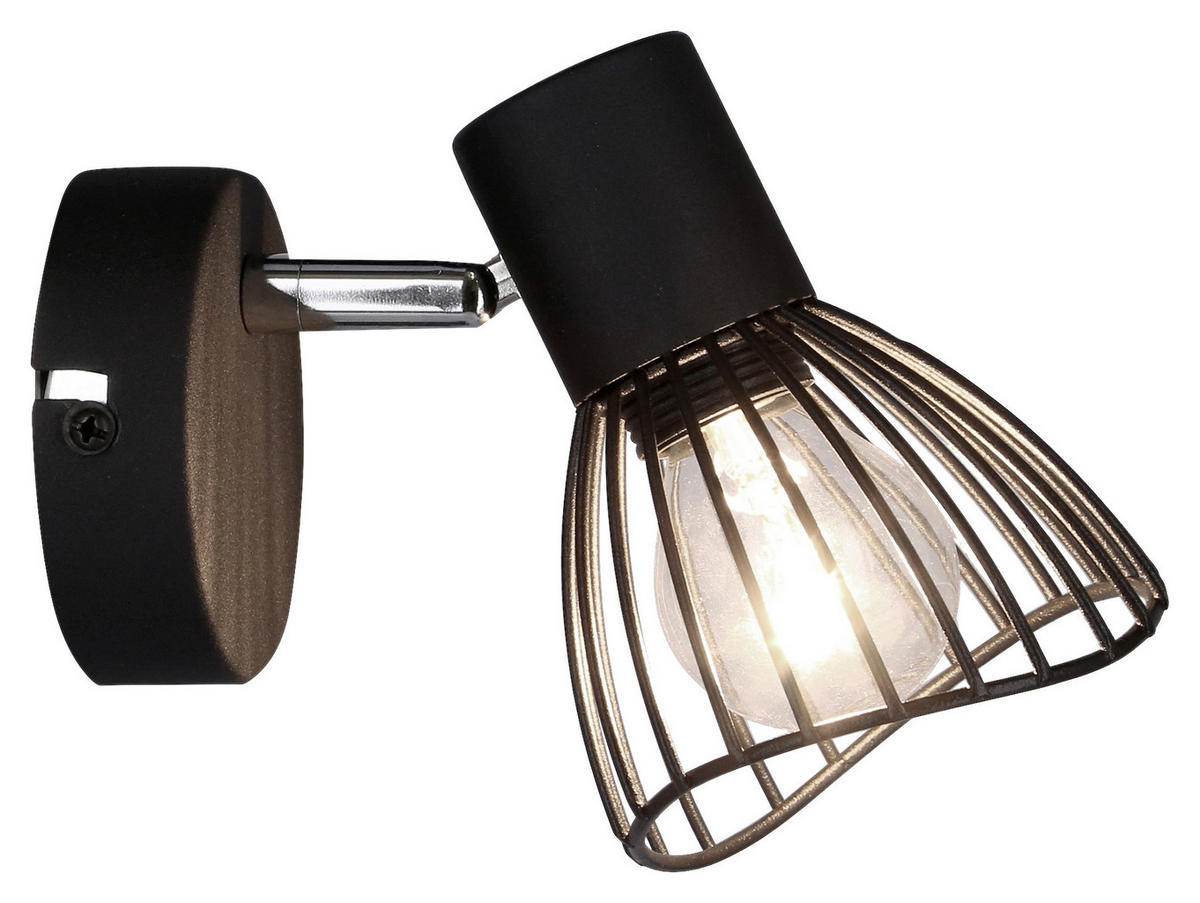 WANDSTRAHLER 8/12/12 cm   - Schwarz, Basics, Metall (8/12/12cm)