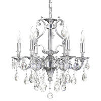 KRISTALL-HÄNGELEUCHTE 58/372 cm   - Chromfarben, KONVENTIONELL, Glas/Metall (58/372cm) - Glandor