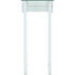 GARDEROBENPANEEL 83/193/35 cm - Alufarben/Weiß, Design, Glas/Metall (83/193/35cm) - Moderano GARDEROBENPANEEL 83/193/35 cm - Alufarben/Weiß, Design, Glas/Metall (83/193/35cm) - Moderano