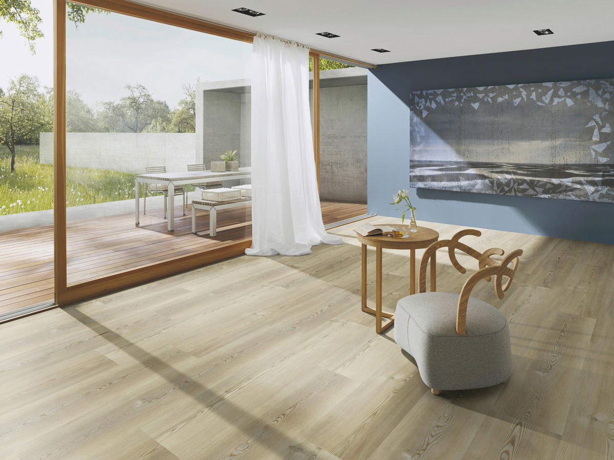 DESIGNBODEN Sensano Lärche Mosel 100009001  per  m² - Design, Holzwerkstoff (121/28,8/0,85cm) - Tilo