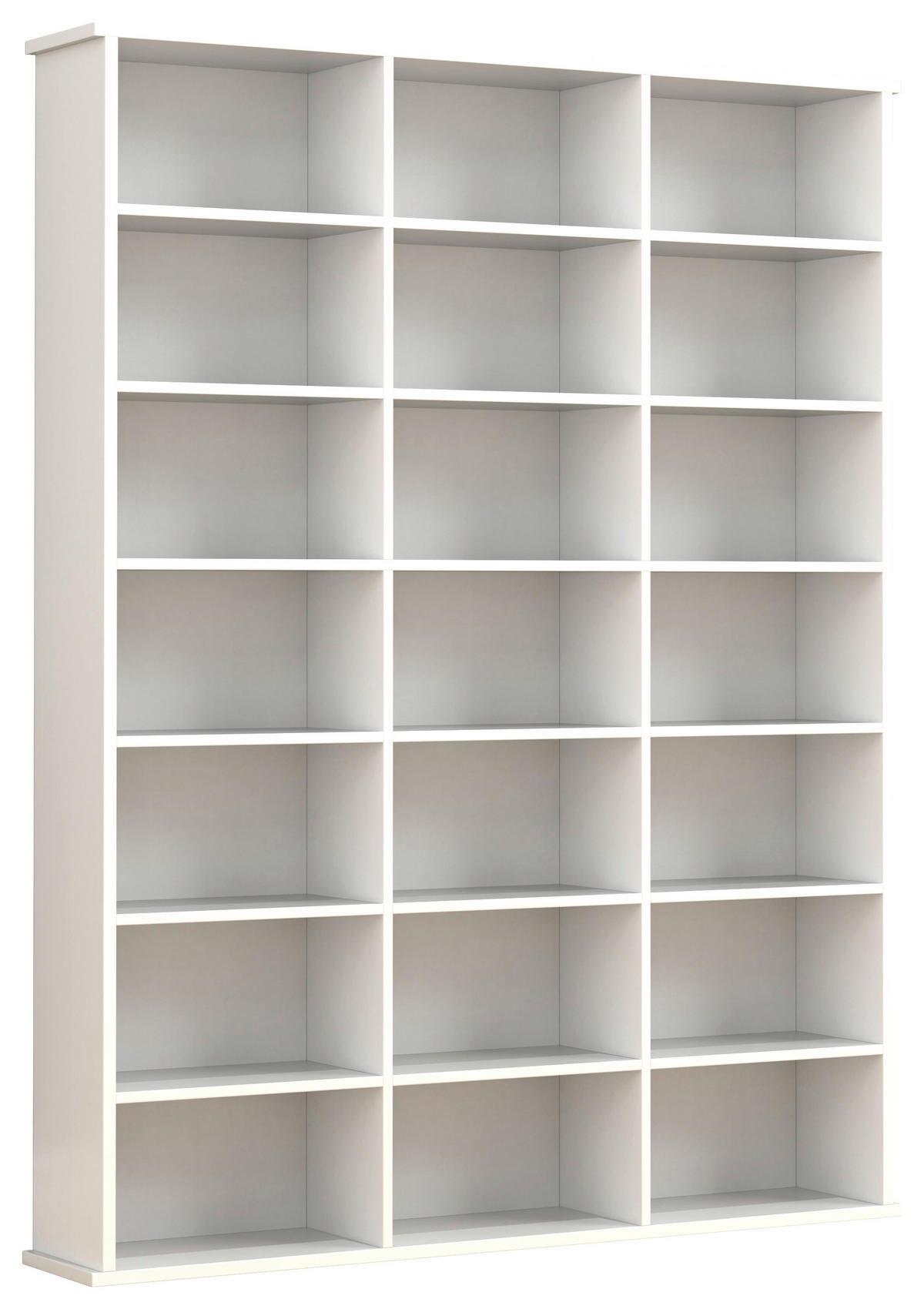 REGAL  105/136/19 cm Weiß  - Weiß, Design, Holzwerkstoff (105/136/19cm) - MID.YOU