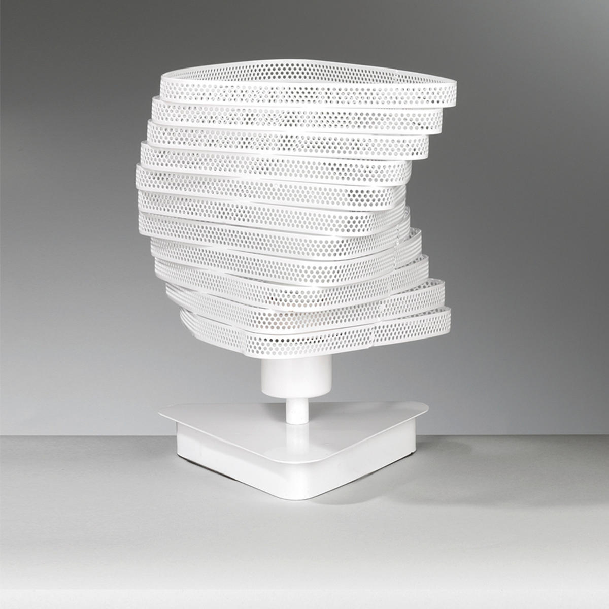 NACHTTISCHLEUCHTE 20/27 cm   - Weiß, Design, Metall (20/27cm)
