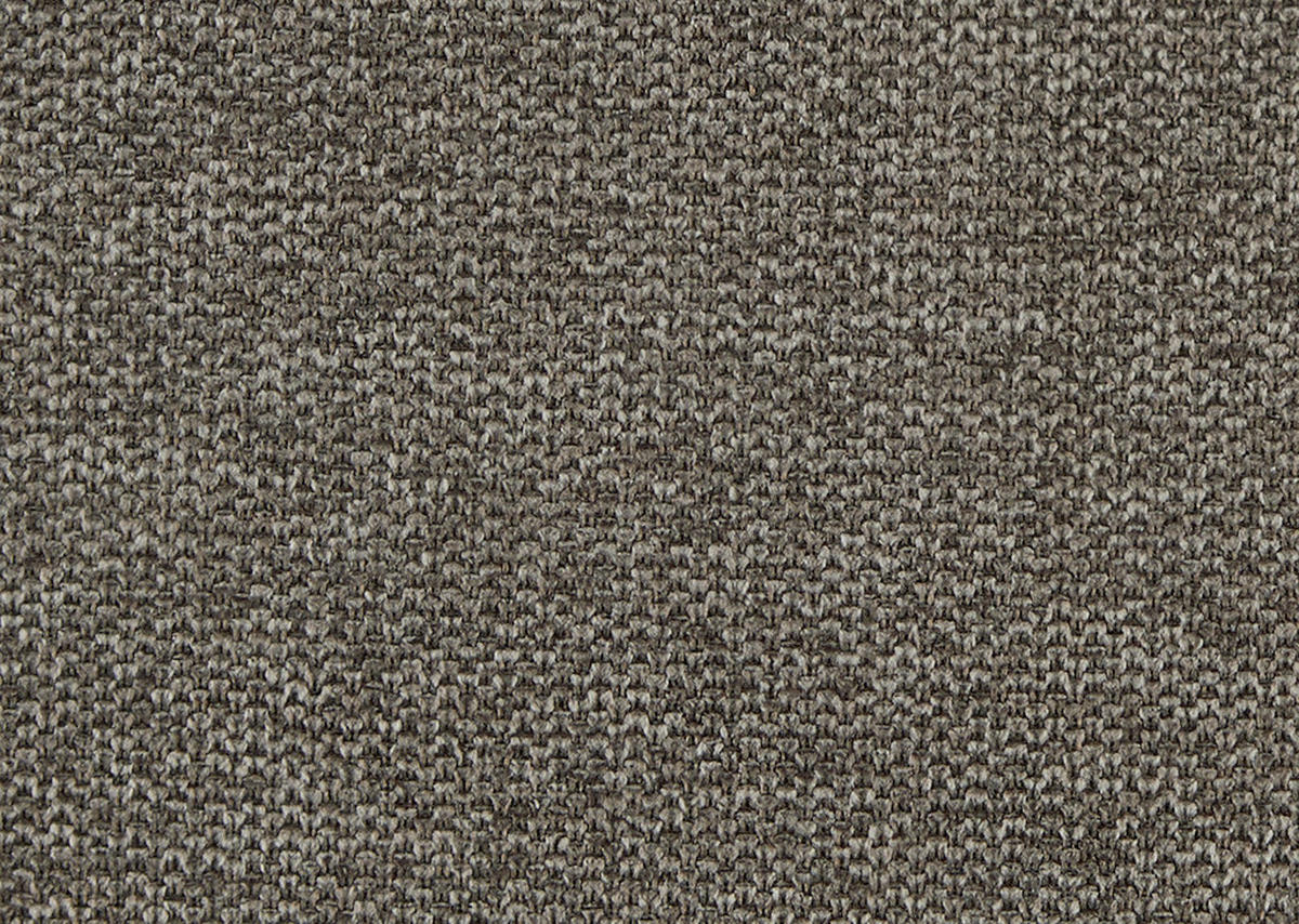 ECKSOFA  in Leinwand Dunkelbraun  318/271 cm  - Dunkelbraun/Schwarz, Design, Textil/Metall (318/271cm) - Belluti