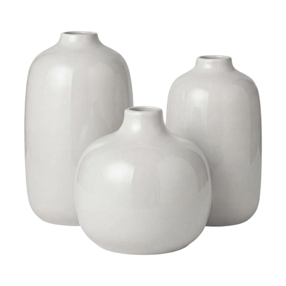 DEKOVASE  - Sandfarben, KONVENTIONELL, Keramik - Blomus