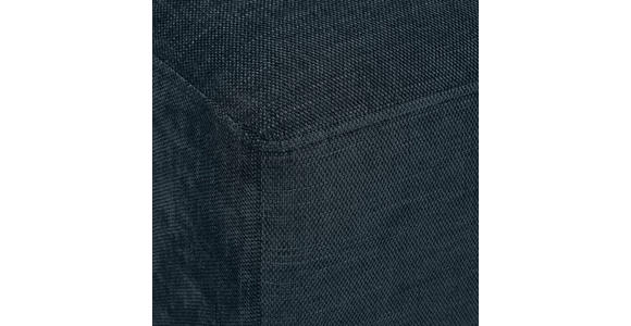 ECKSOFA Petrol Chenille  - Petrol/Schwarz, KONVENTIONELL, Textil/Metall (264/178cm) - Hom`in