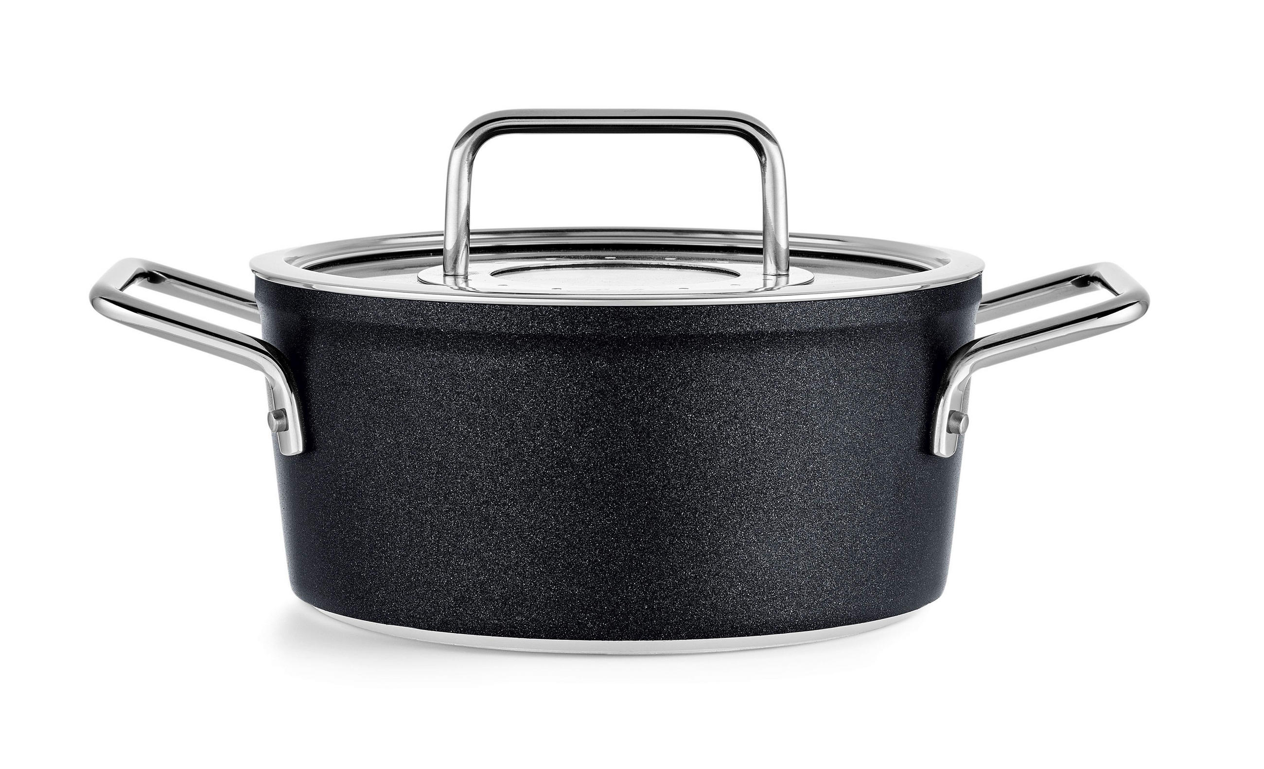 KOCHTOPF ADAMANT 2 L  - Schwarz, Basics, Glas/Metall (18cm) - Fissler