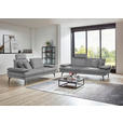 3-SITZER-SOFA in Velours Salbeigrün  - Salbeigrün/Beige, Design, Textil/Metall (222/89/104cm) - Dieter Knoll