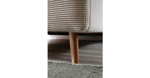 POLSTERBETT gepolstertes Kopfteil, Bettkasten, Lattenroste 180/200 cm in Beige - Beige/Naturfarben, Design, Holz/Textil (180/200cm) - Xora
