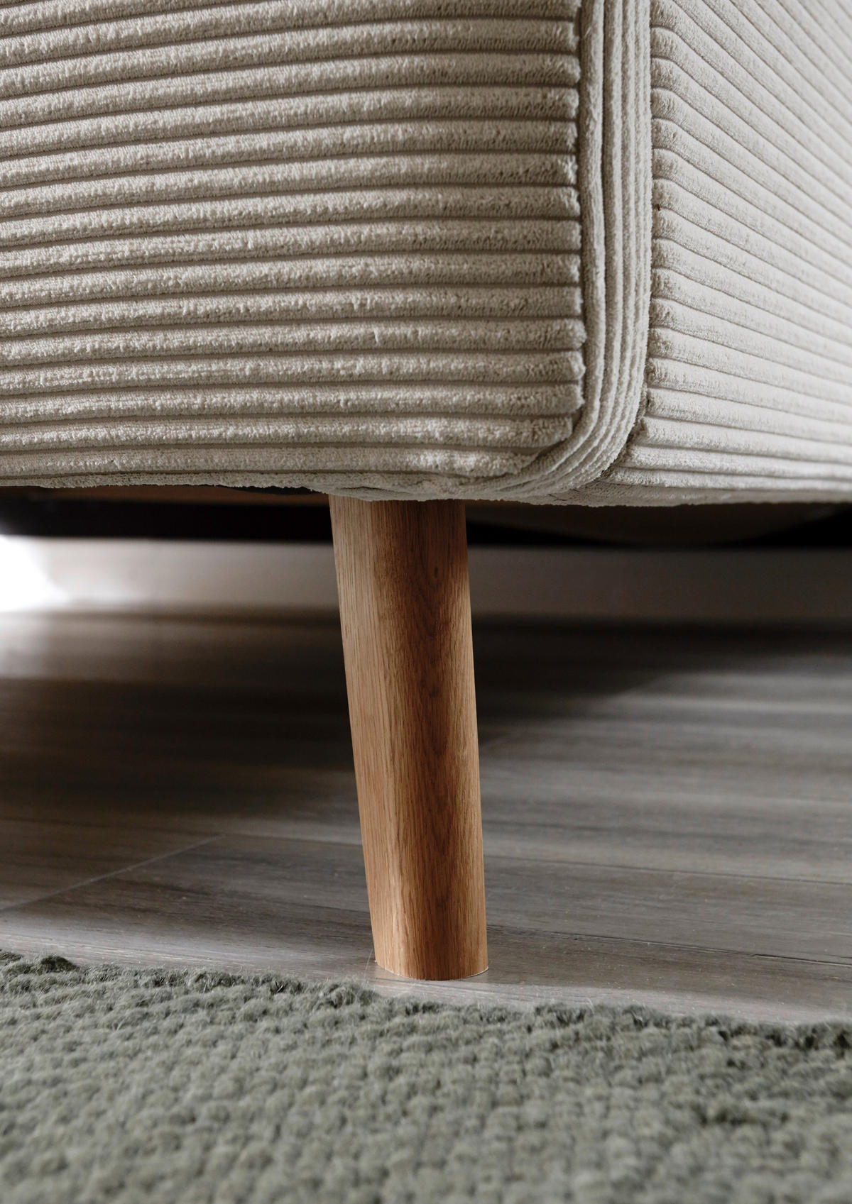 POLSTERBETT 180/200 cm  in Beige  - Beige/Naturfarben, Modern, Holz/Textil (180/200cm) - home24