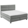 BOXSPRINGBETT 180/200 cm  in Grau  - Naturfarben/Grau, MODERN, Holz/Textil (180/200cm) - Beldomo - Sleep