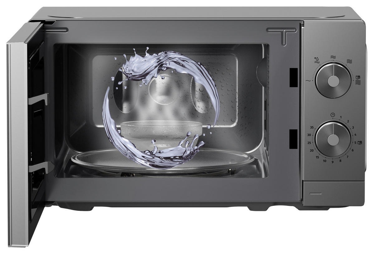 MIKROWELLE MO20E1T4  - Edelstahlfarben, Basics, Glas/Kunststoff (44/25,9/34,6cm) - Gorenje