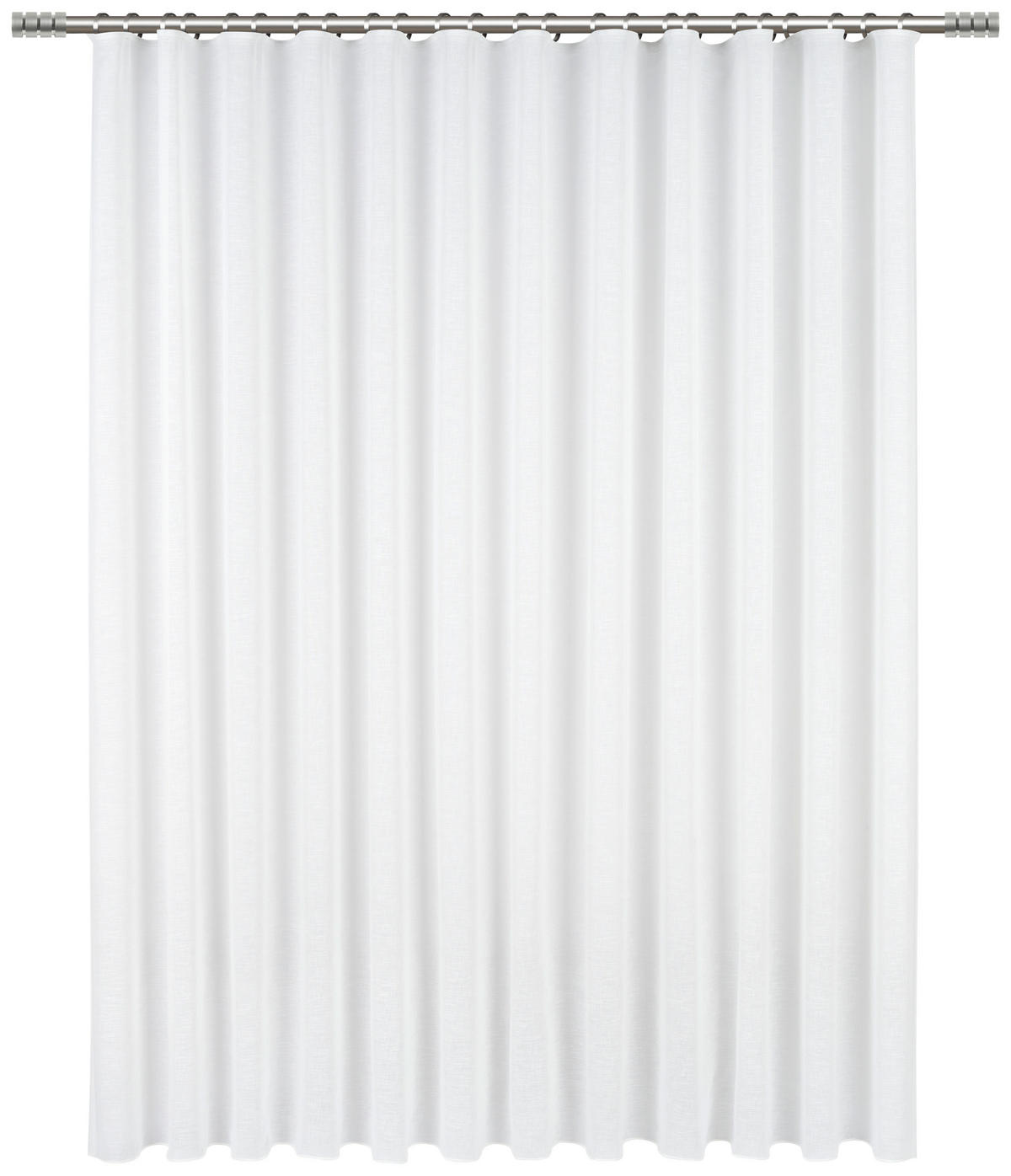 FERTIGSTORE  transparent  450/175 cm   - Weiß, KONVENTIONELL, Textil (450/175cm) - Esposa