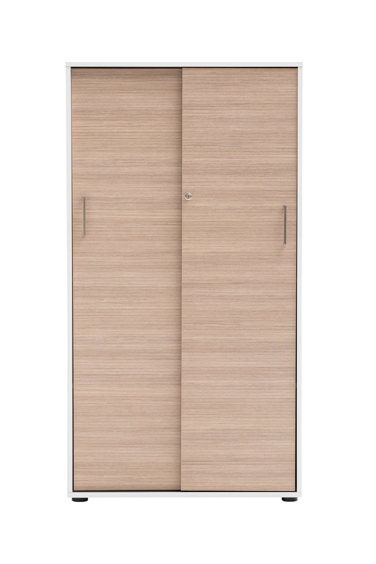 AKTENSCHRANK 80,1/150/38,2 cm  - Beige/Weiß, MODERN, Holzwerkstoff (80,1/150/38,2cm) - MID.YOU