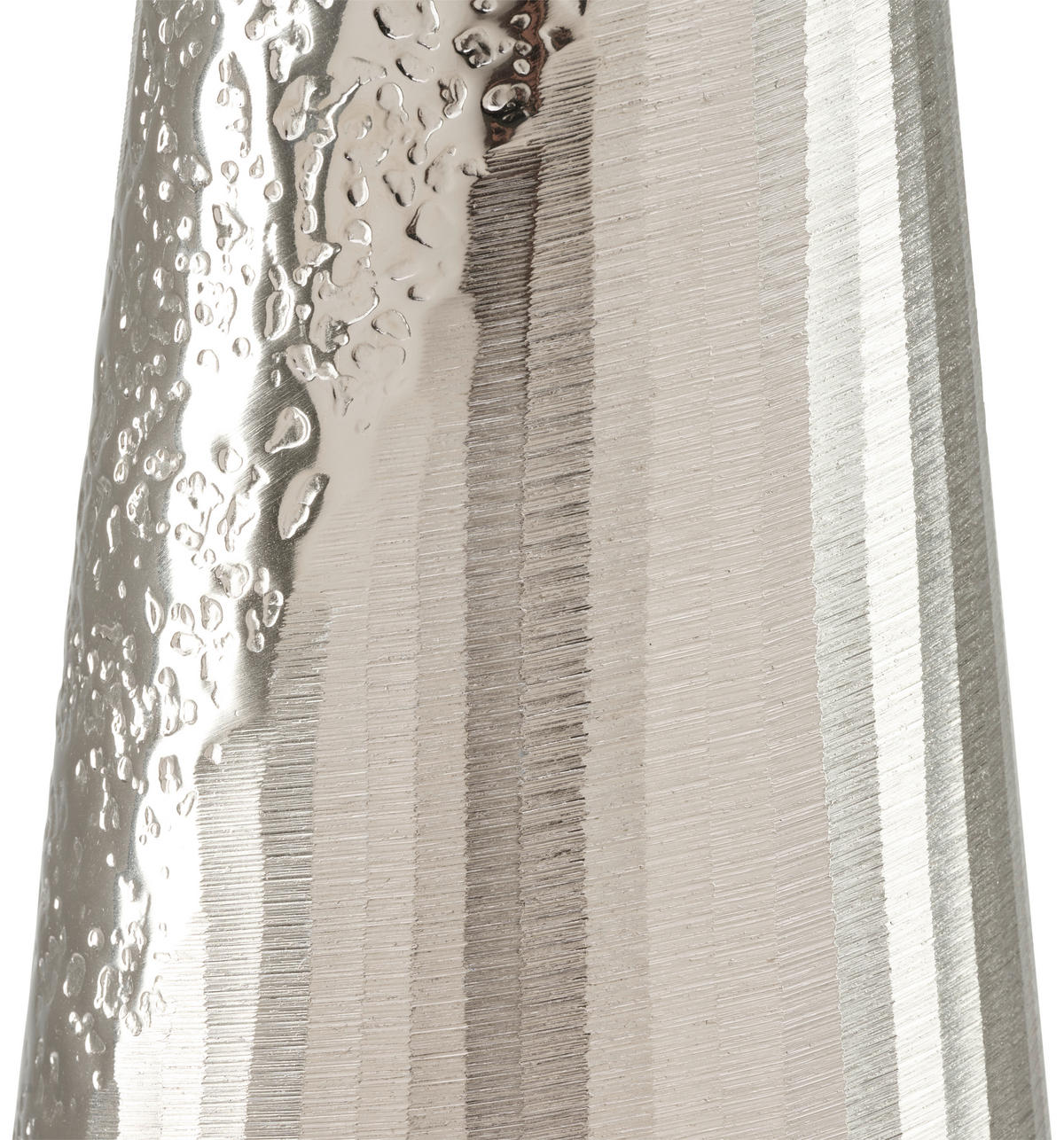 VÁZA, kov, 46.5 cm - niklová, Design, kov (15/46cm) - Ambia Home