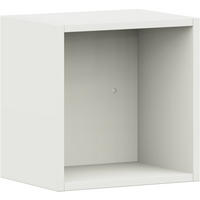 WANDREGAL 34/34/25 cm  - Weiss, Design, Holzwerkstoff (34/34/25cm) - Cantus