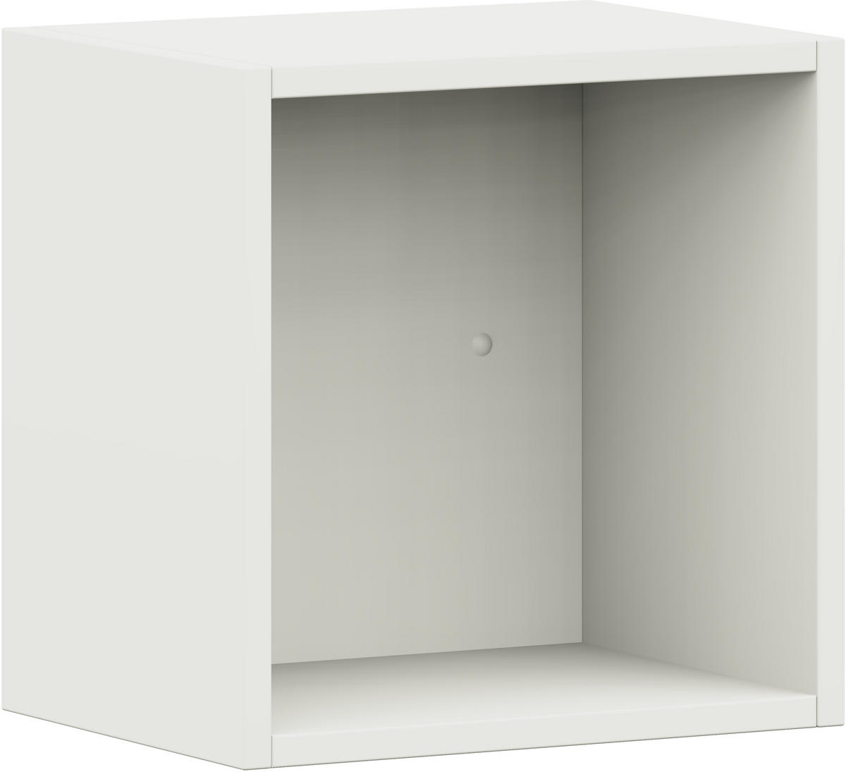 WANDREGAL 34/34/25 cm  - Weiss, Design, Holzwerkstoff (34/34/25cm) - Cantus