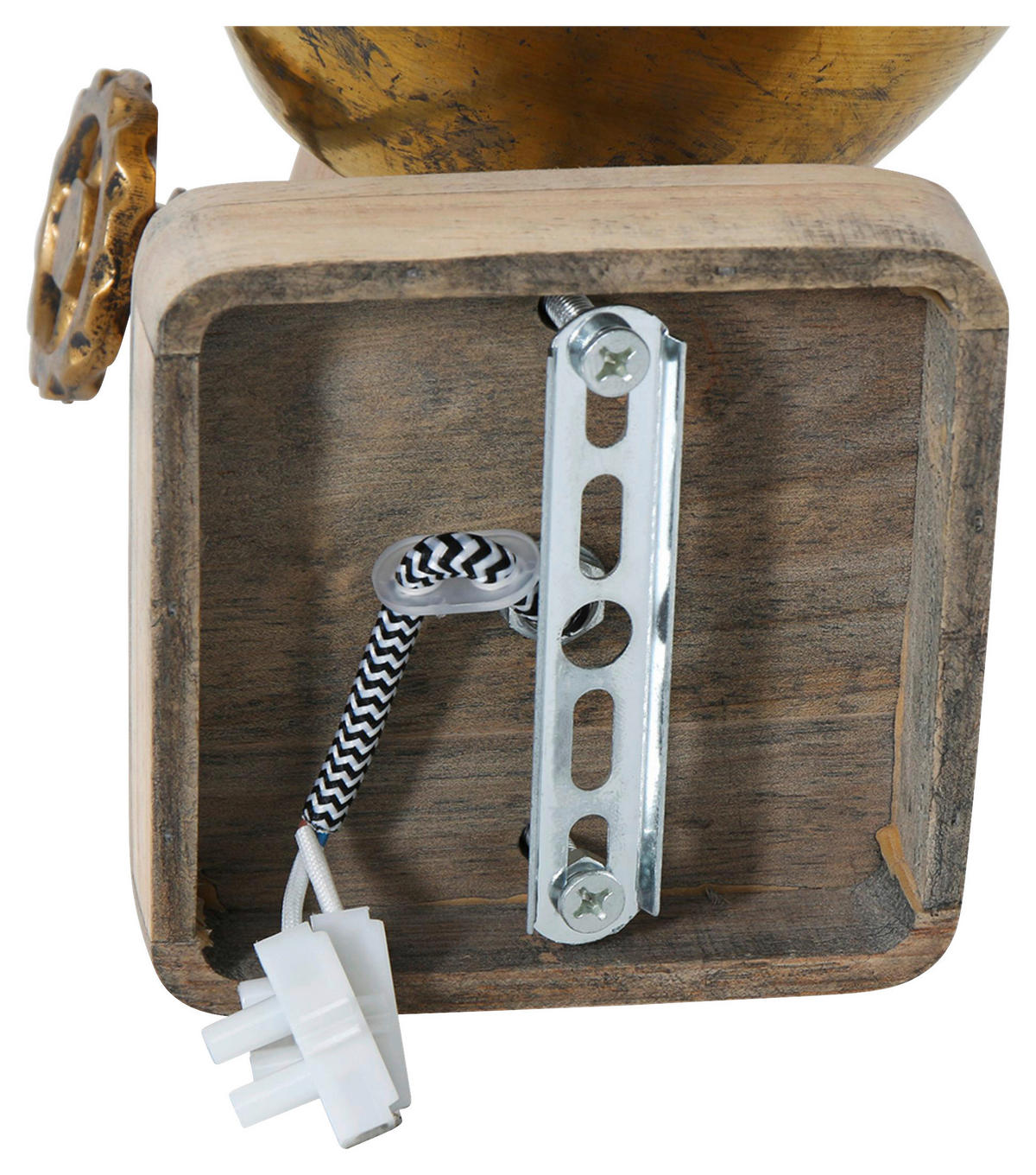 DECKENSPOTS - Anthrazit/Kupferfarben, Trend, Holz/Metall (59/19/23cm)