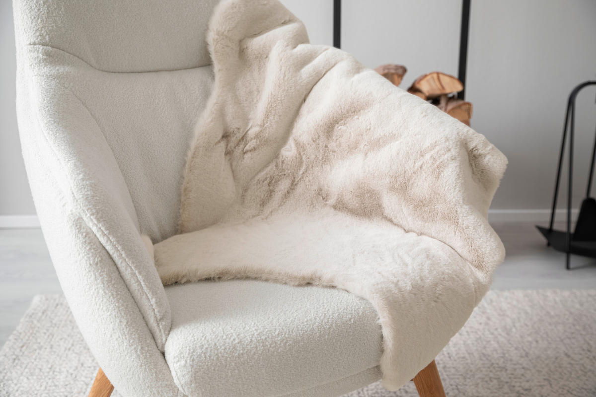 KUNSTFELL 70/110 cm Tender Creme  - Creme, KONVENTIONELL, Textil (70/110cm) - Schöner Wohnen