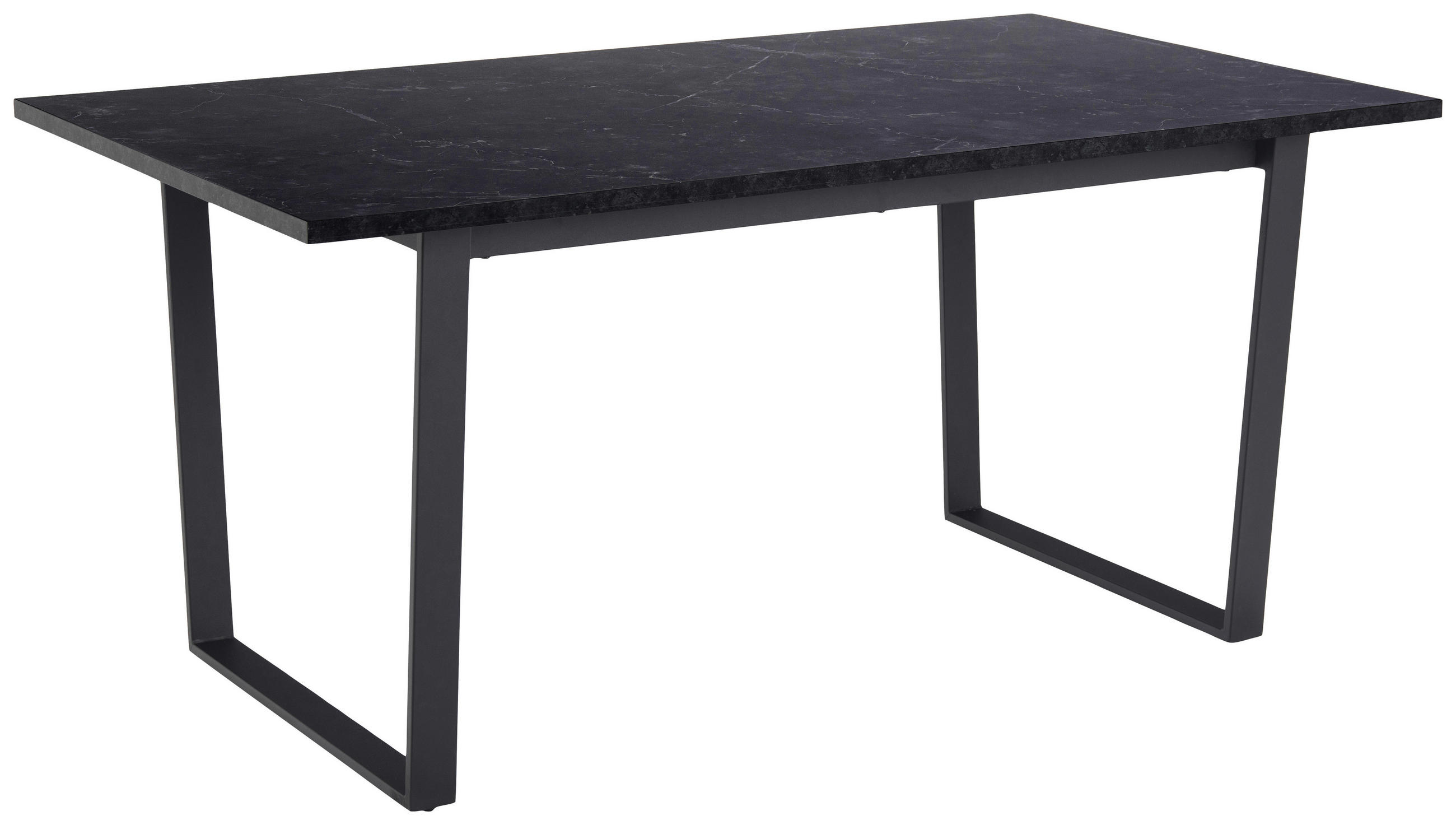 Mid.you Esstisch Schwarz 160x74x90 cm