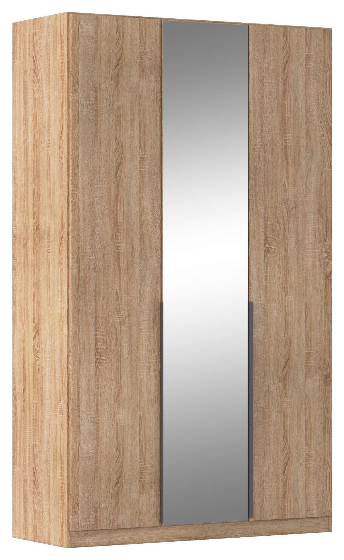 DREHTÜRENSCHRANK Sonoma Eiche  - Grau/Sonoma Eiche, Modern, Holzwerkstoff/Metall (136/229/54cm) - Rauch Möbel