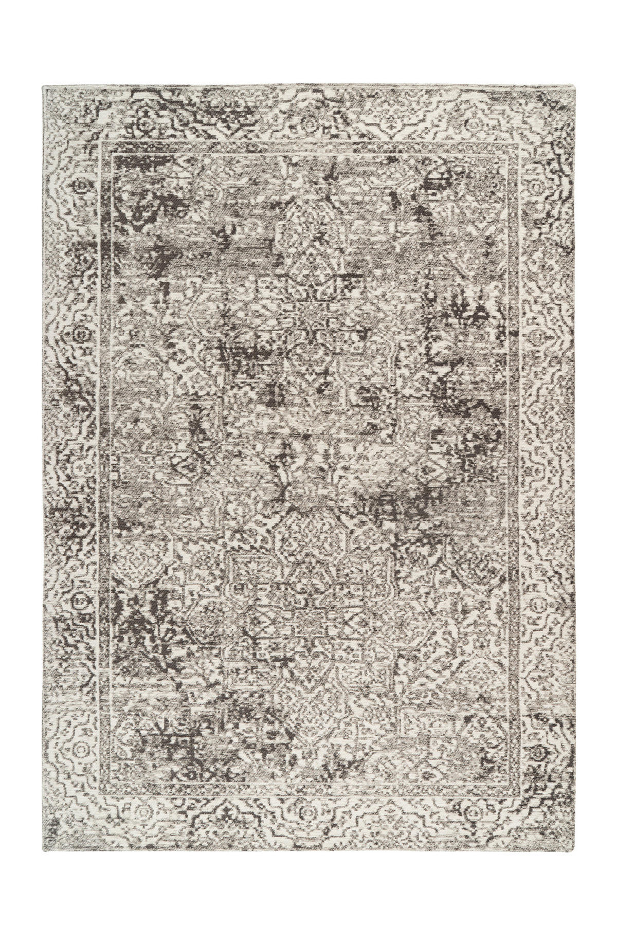 LÄUFER 80/150 cm Davis 225 Grau  - Grau, Konventionell, Textil (80/150cm)