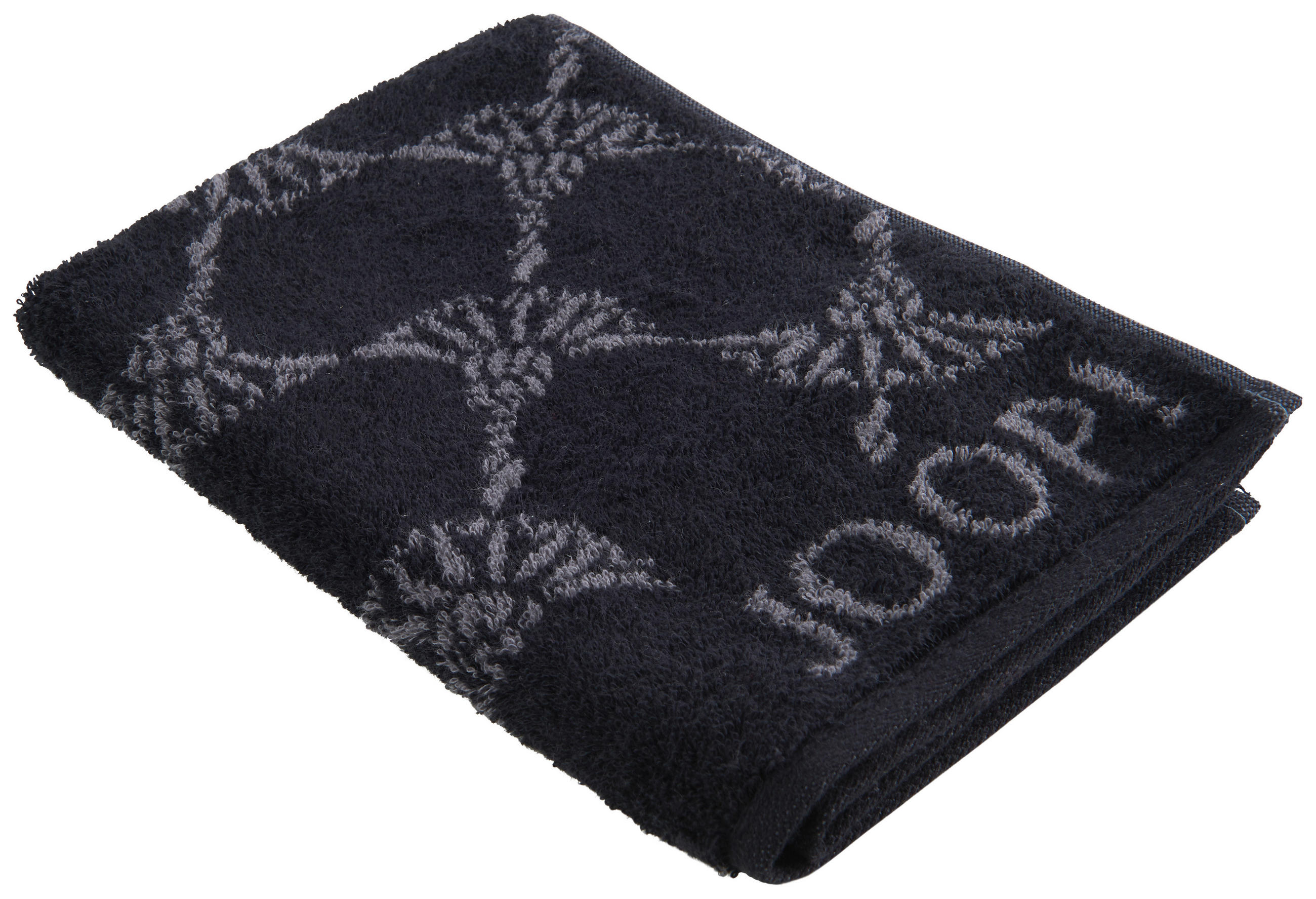 GÄSTETUCH 30/50 cm Cornflower Schwarz  - Schwarz, Design, Textil (30/50cm) - Joop!