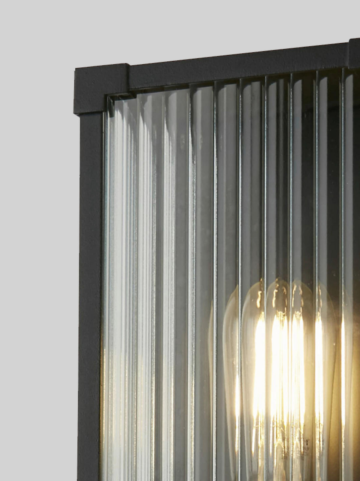 AUSSENWANDLEUCHTE Cincinnati 10/15/28 cm  - Hellgrau/Grau, Design, Glas/Kunststoff (10/15/28cm)