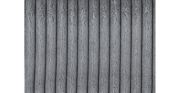ECKSOFA  in Cord Dunkelgrau  - Dunkelgrau/Schwarz, KONVENTIONELL, Textil/Metall (168/258cm) - Carryhome