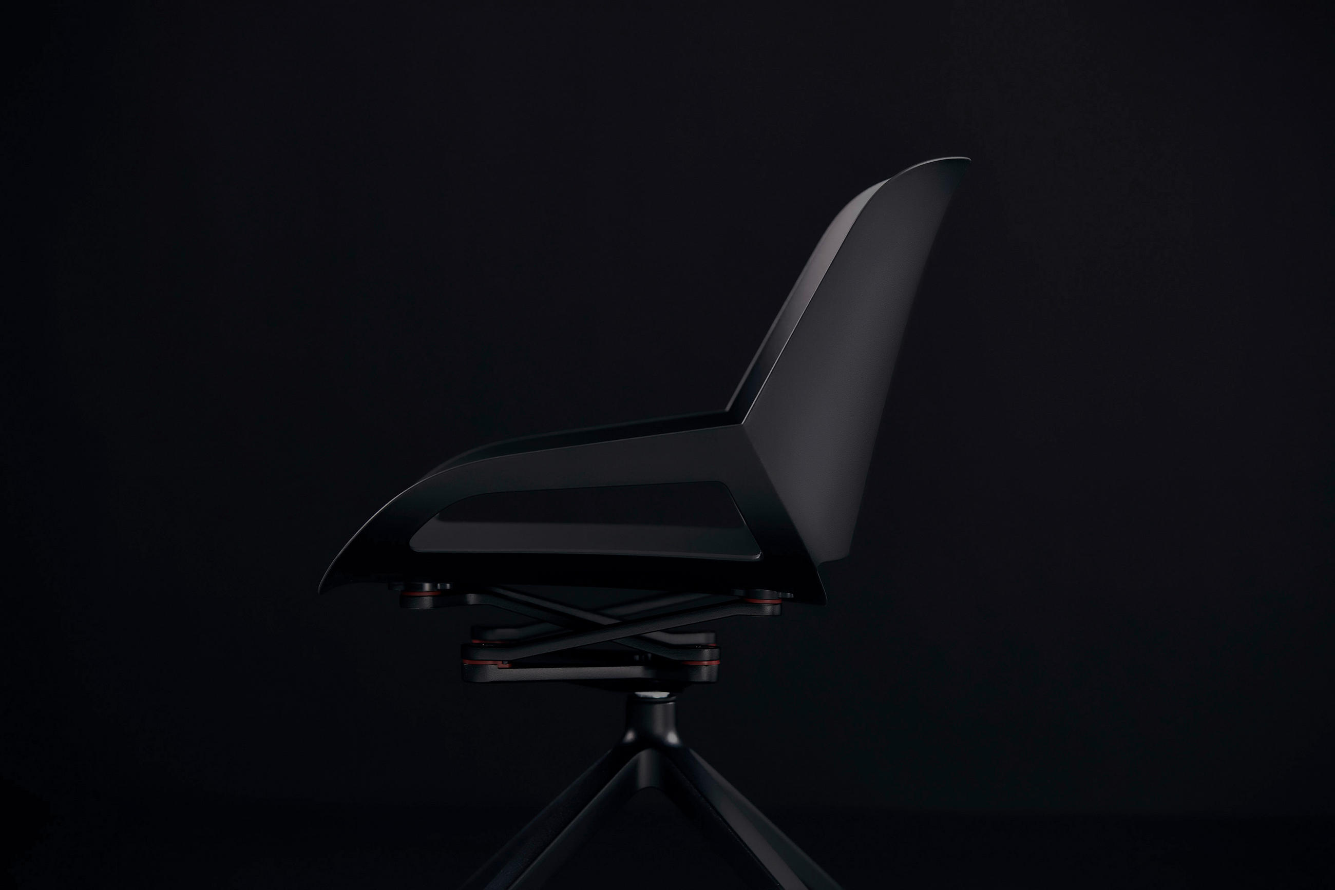 BESUCHERSTUHL  in Schwarz  - Schwarz, Basics, Kunststoff/Metall (50/72/52cm) - Aeris