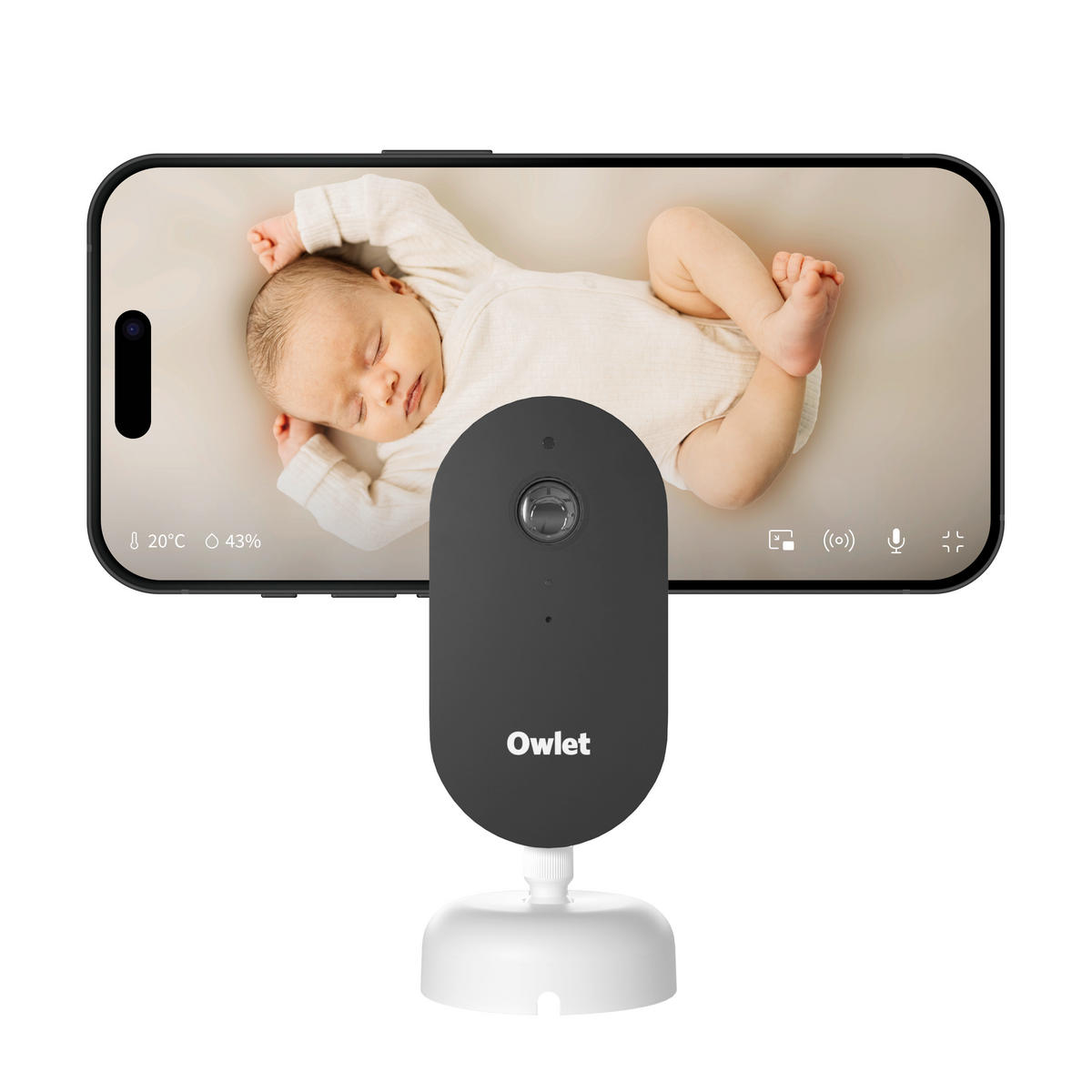 BABYPHONE - Weiß, Basics, Kunststoff (5,5/13cm) - Owlet