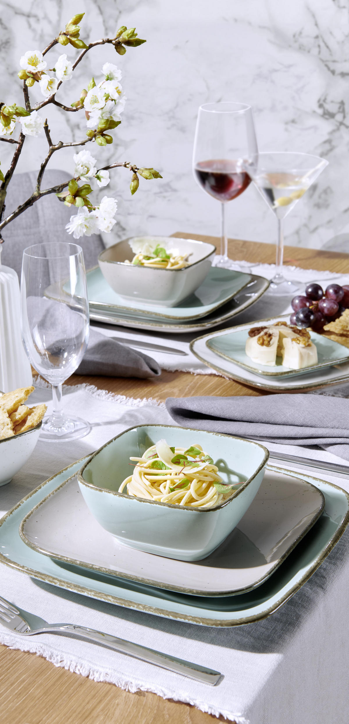 APERITIFTELLER Hellblau Casa  - Hellblau, Basics, Keramik (14/14cm) - Ritzenhoff Breker