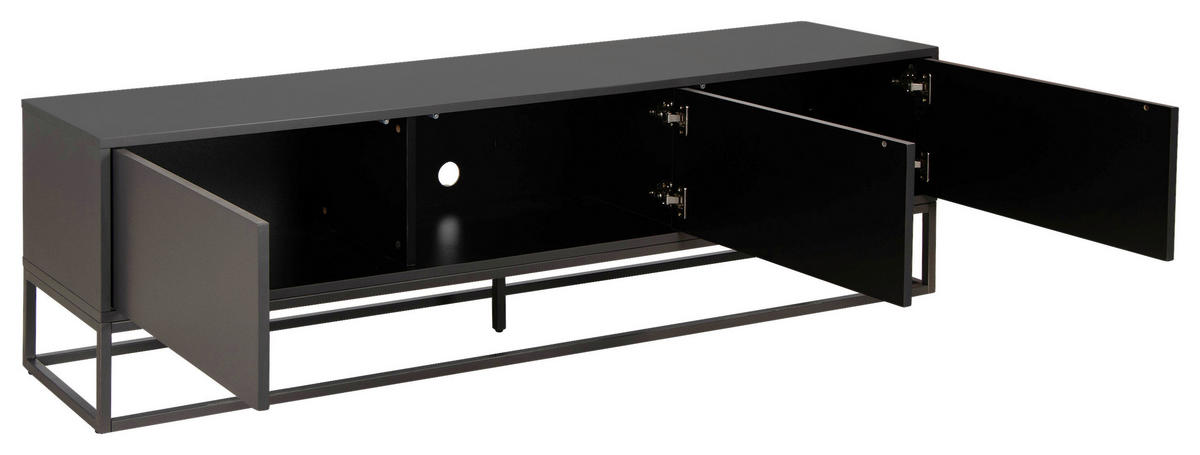 SIDEBOARD  in 180/52/40 cm  - Grau, Design, Holzwerkstoff/Metall (180/52/40cm) - MID.YOU