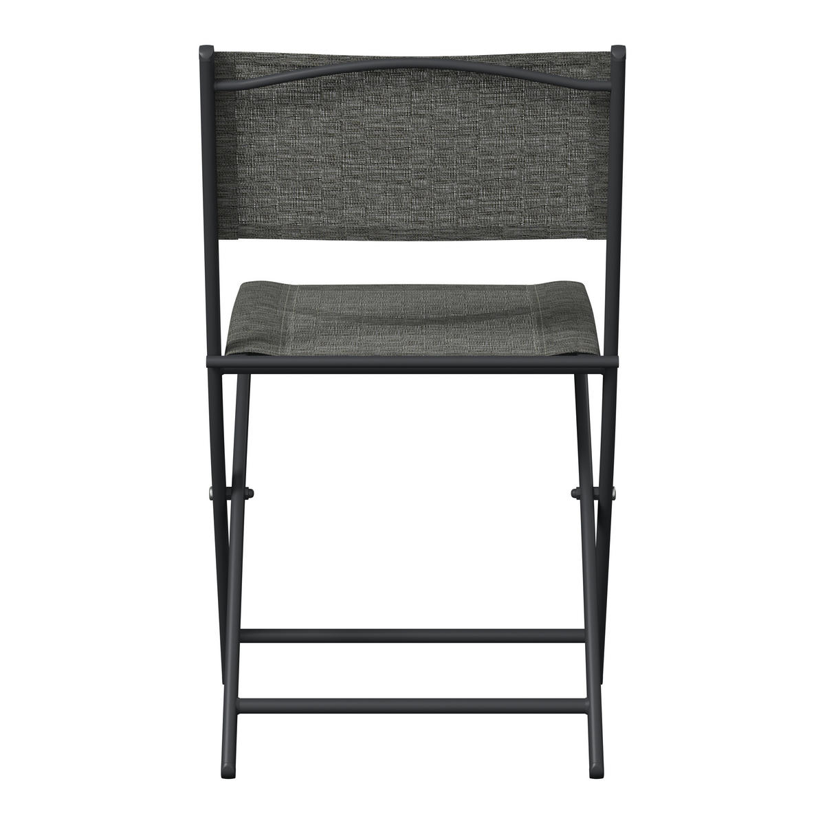 GARTENSET 5-teilig  - Dunkelgrau/Anthrazit, Basics, Glas/Textil - Xora