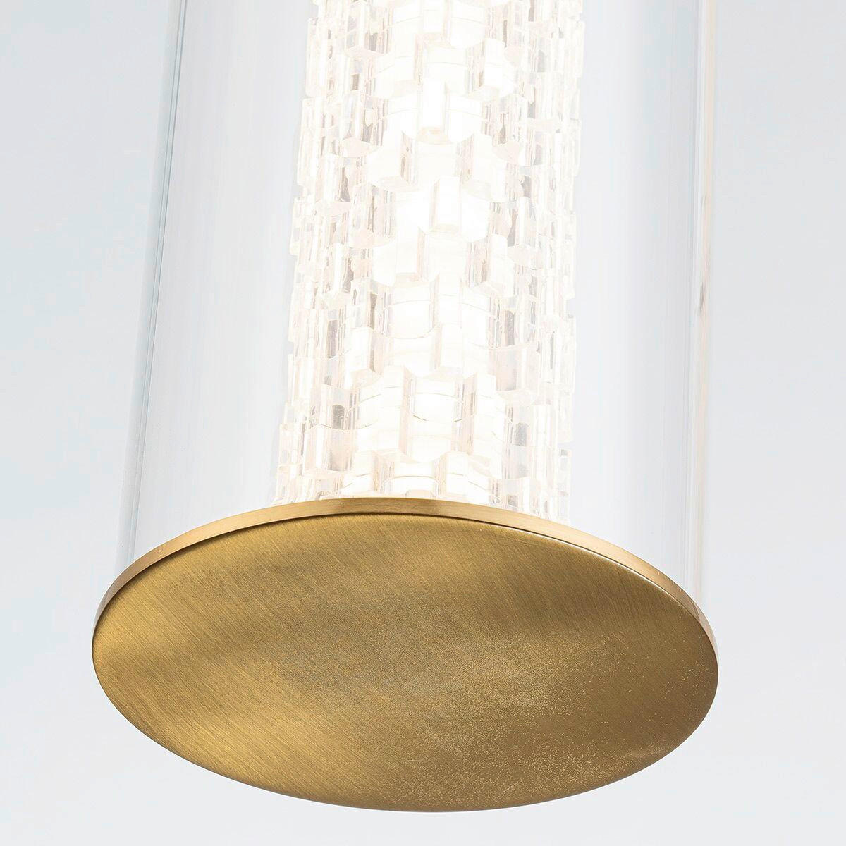 LED-WANDLEUCHTE 18/50,5/18 cm    - Goldfarben, Basics, Glas/Metall (18/50,5/18cm) - Elstead Lighting