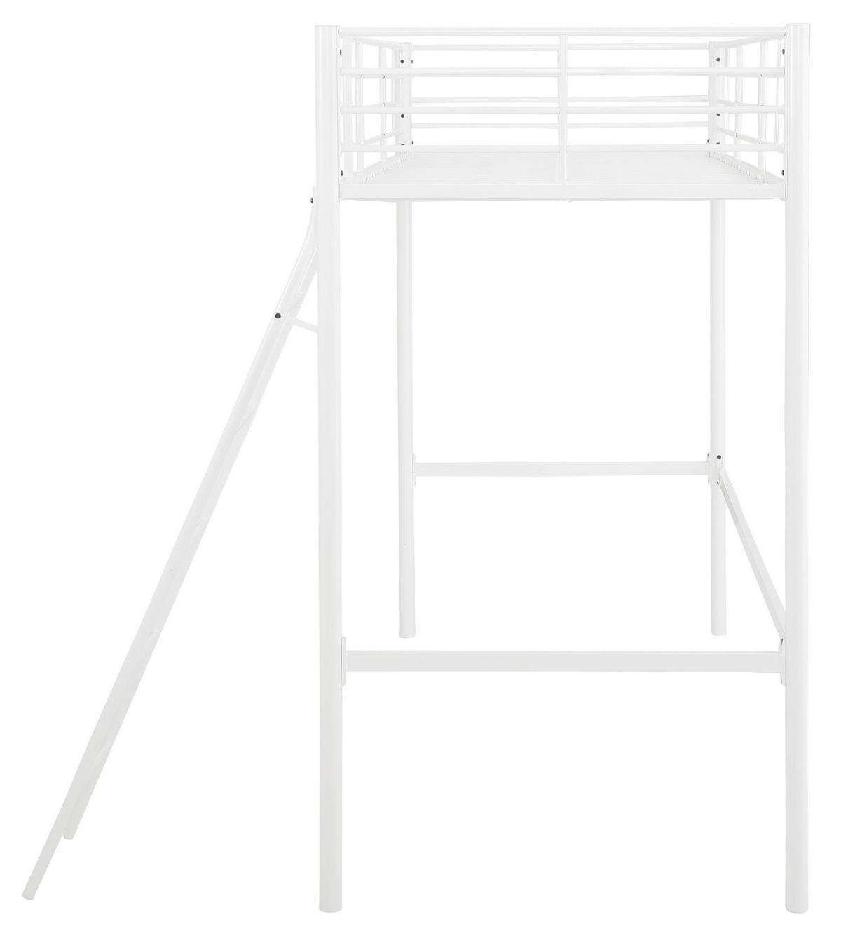 HOCHBETT 90/200 cm  - Weiß, Design, Metall (90/200cm) - MID.YOU