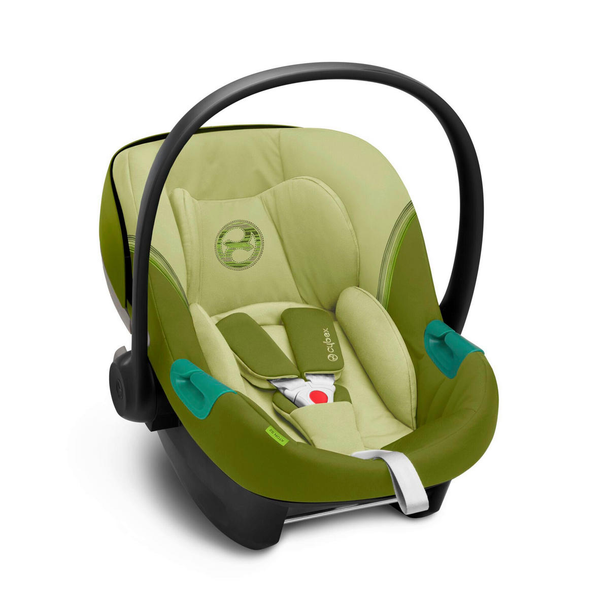 BABYSCHALE Aton S2 i-Size  - Hellgrün/Grün, Basics, Kunststoff/Textil (45,8/38/72cm) - Cybex