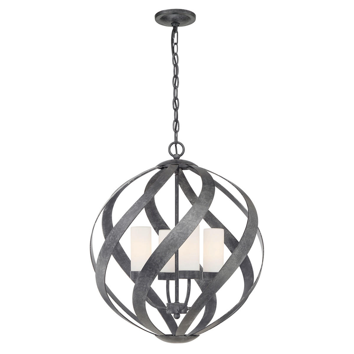 Elstead Lighting AUßENHÄNGELEUCHTE Blacksmith Schwarz 68.2 cm
