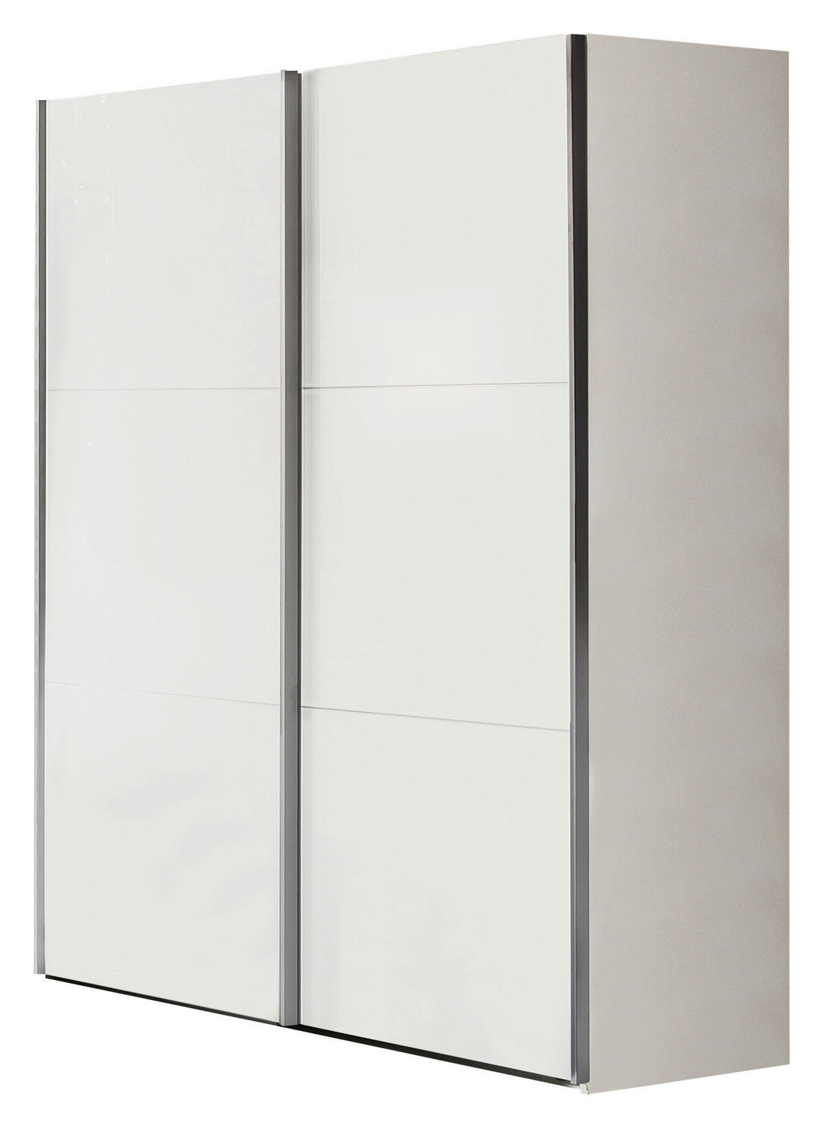 SCHWEBETÜRENSCHRANK  in Weiß  - Weiß, KONVENTIONELL, Holzwerkstoff/Metall (150,8/222,6/63,3cm) - Xora