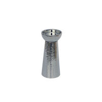 KERZENHALTER - Silberfarben, Design, Metall (10/15cm) - Ambia Home