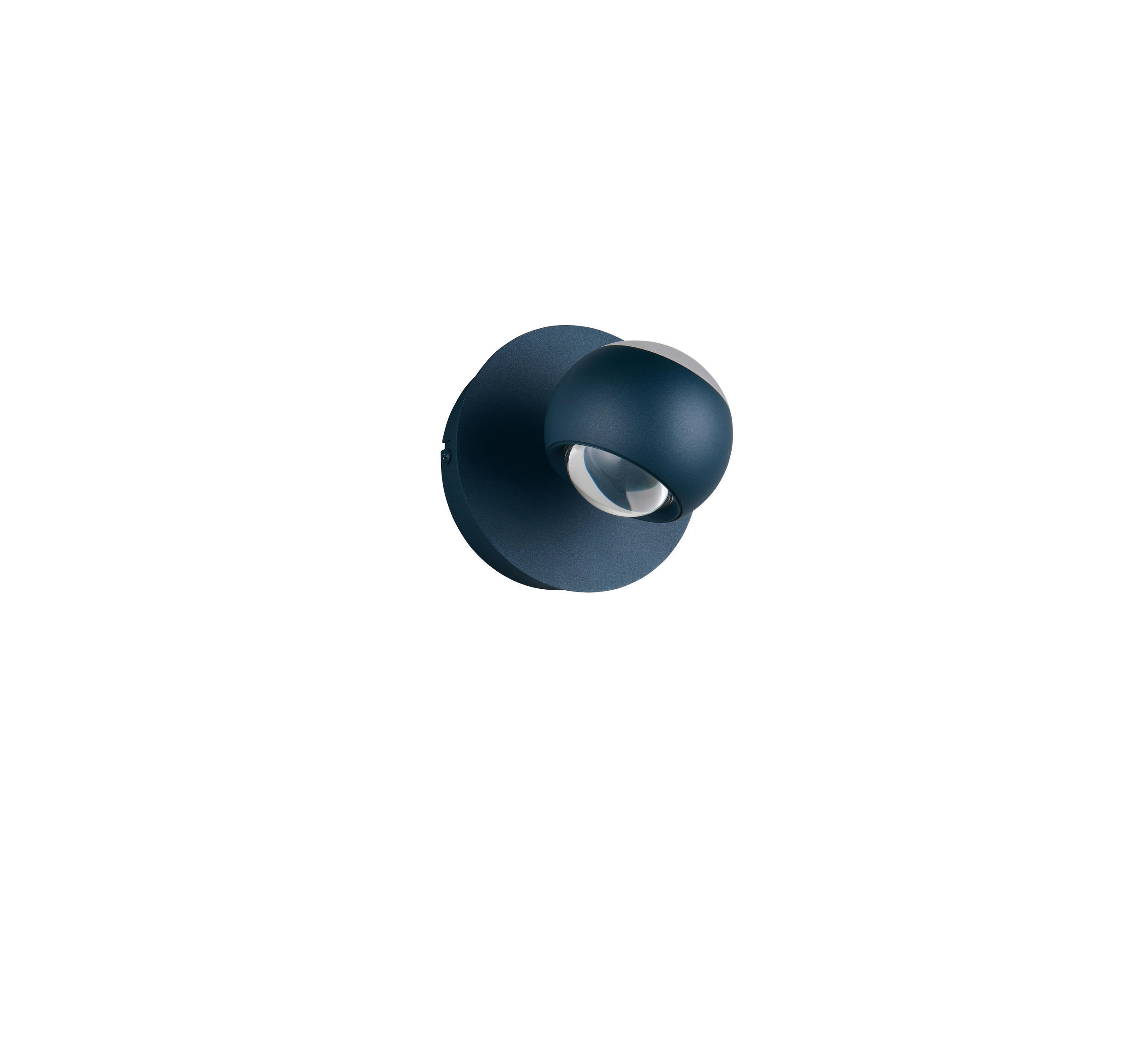 LED-WANDLEUCHTE Cannon 14,5/14,5 cm   - Blau, KONVENTIONELL, Metall (14,5/14,5cm) - Musterring