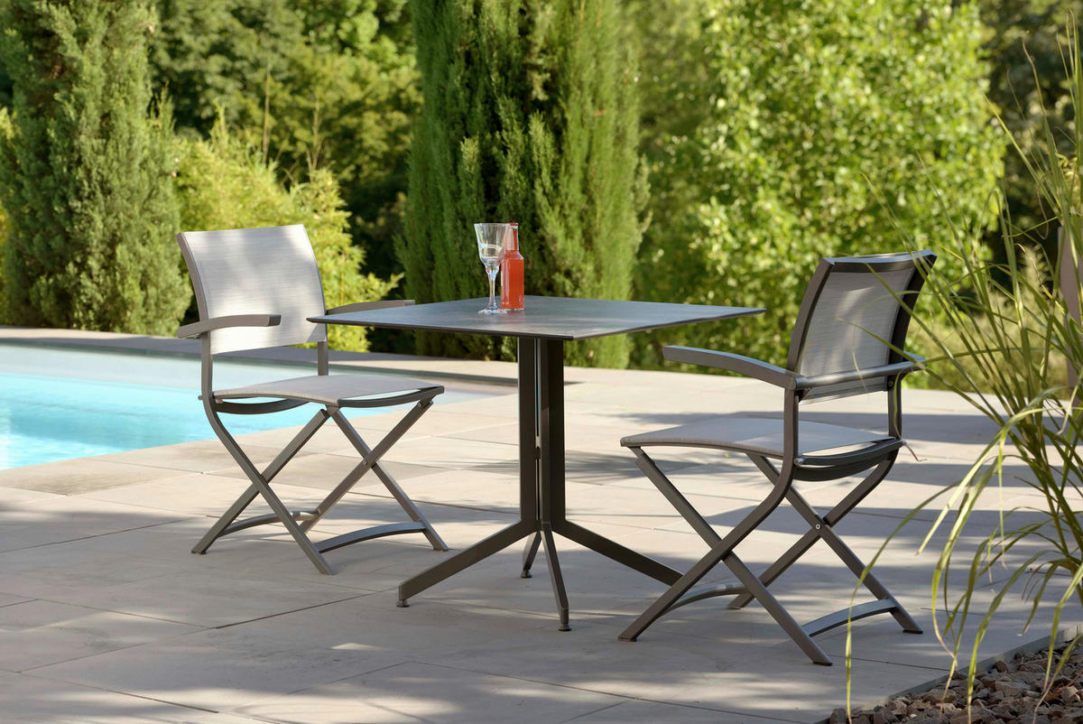 TISCHGESTELL 52/52/70 cm Metall  - Anthrazit, Design, Metall (52/52/70cm) - Stern