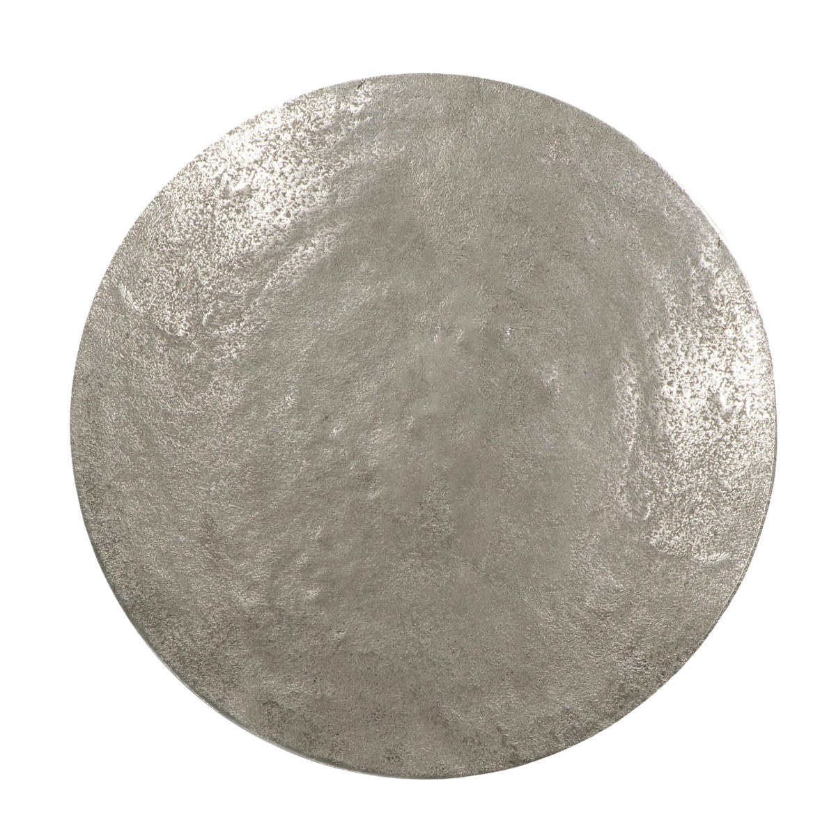 BEISTELLTISCH 38/38/61 cm Silberfarben rund  - Silberfarben, MODERN, Metall (38/38/61cm)