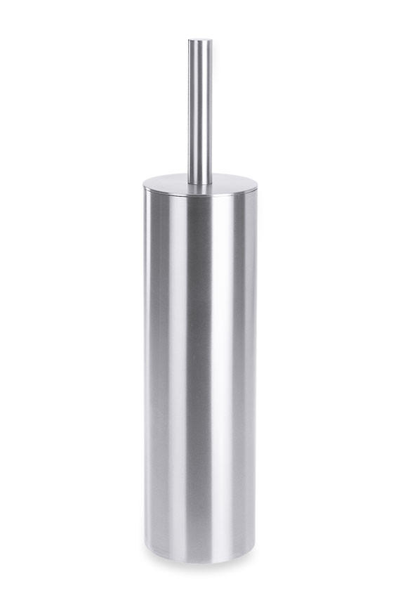 WC GARNITURA SA ČETKOM  boja aluminijuma  metal  - boja aluminijuma, Konvencionalno, metal/plastika (9/40,4cm) - Zack